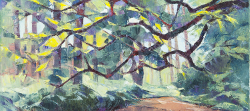 Forest Glade | 2016 | Oil on Canvas | 40 x 52 cm